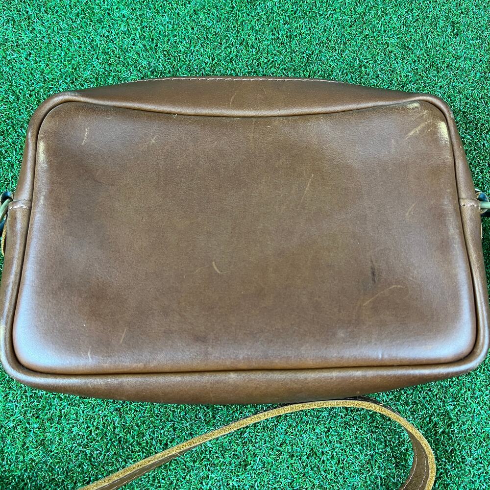 Vintage Portland Leather Brown Leather Crossbody Bag - Picture 7 of 8